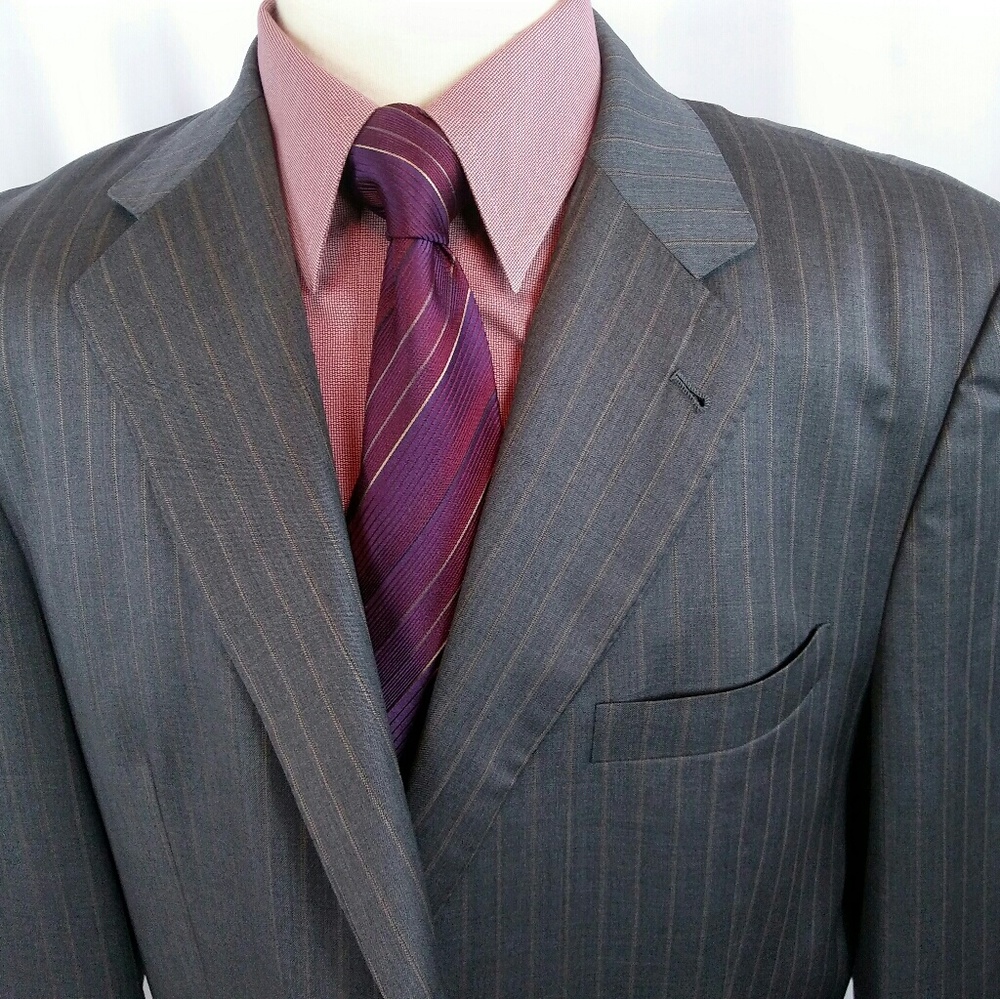 Charles Clayton Masterpiece Super  48L Gray/Stripe